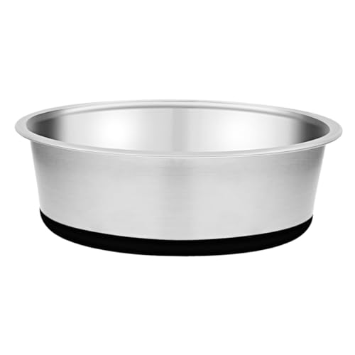 YARNOW Edelstahlschüssel für Haustiere Tierfutterbehälter Aufbewahrungsbehälter für Hundefutter Haustiernapf groß pet Water Bowl pet Food Container bedruckter Hundenapf Heimtierbedarf von YARNOW