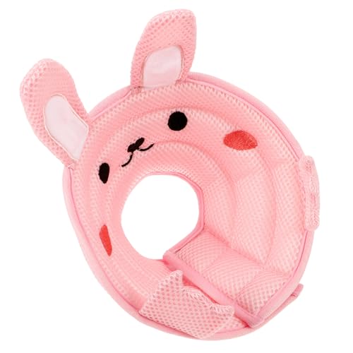 YARNOW Elisabeth Kreis Fallensteller Glocke Katzenminze Haustier katzenkrause Katzenhalskrause Hundeoperationskragen schützender Konuskragen Halsband für Katze Polyester Rosa von YARNOW