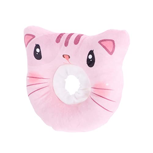 YARNOW Elizabeth-Kragen Kätzchenkragen Haustier Katze Name Einstellbar Kätzchen-halskegel Donut-katzenhalsband Nach Kegelhalsband Für Kätzchen Rosa Pp Baumwolle von YARNOW