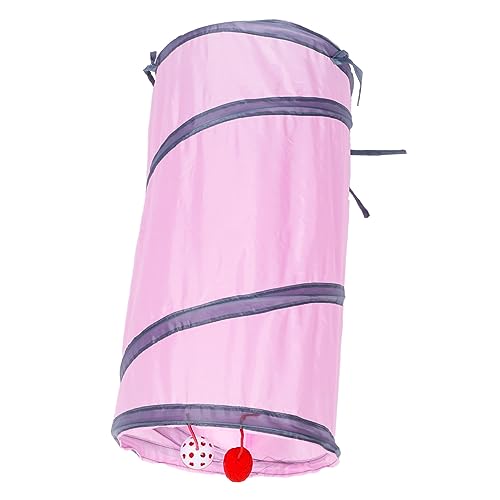 YARNOW Faltbarer Katzen Tunnel aus Polyester Leichter Indoor Spielplatz und Schlafplatz für Katzen und Kätzchen Geräuschloses Komfortables Versteck Platzsparend YARNOW Faltbarer Katzen Tunnel aus Polyester Leichter Indoor Spielplatz und Schlafplatz für Katzen und Kätzchen Geräuschloses Komfortables Versteck Platzsparend von YARNOW