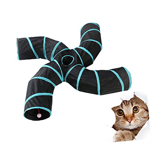 YARNOW Faltbarer Katzentunnel Interaktives für Katzen Platzsparend Langlebig und Kreativ für Drinnen und Draußen Sorgt für Stundenlangen Spielspaß YARNOW Faltbarer Katzentunnel Interaktives für Katzen Platzsparend Langlebig und Kreativ für Drinnen und Draußen Sorgt für Stundenlangen Spielspaß von YARNOW