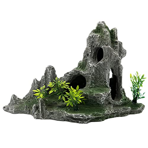 YARNOW Fischbecken Landschaftsbau Steingarten Ornamente Schiff Verstecke Dekorationen Für Aquarienzubehör Bausatz Höhle Luft Gefälschtes Aquarium-aquariumspielzeug Wasser- Im Freien von YARNOW