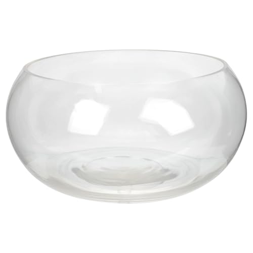 YARNOW Hydrokulturpflanzen Home Rundes Glasfischglas Tischdesign Für Bürodekor von YARNOW