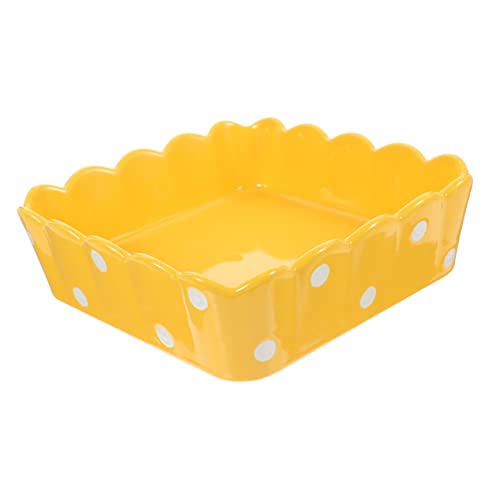 YARNOW Futterautomat für Hamster Schüssel drinnen Futterspender klein Nahrungssuche Hamster Futtertrog Hamster Wasserschale Hamsterschale aus Keramik meerschweinchen Gerichte Colorful von YARNOW