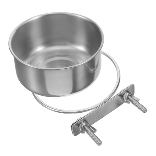 YARNOW Futternapf Für Sicherem Klemmsystem Futter Und Wasserschalen Für Papageien Sittiche Wellensittiche Und Kleintiere Langlebiges Vogelzubehör von YARNOW