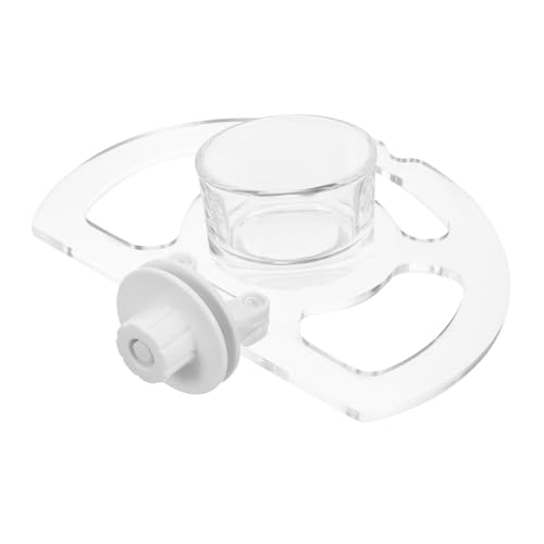 YARNOW Vogel Sitzstange Plattform Acryl Papagei Übung Spielzeug Papagei Feeder Stand Vogel Käfig Zubehör Nymphensittich Spielplatz von YARNOW