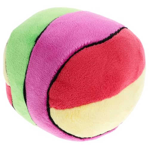 YARNOW Gefüllter Plüsch Hundeball Quietschendes Kauspielzeug für Kleine und Langlebiges Langeweile für Drinnen und Draußen Mehreren von YARNOW