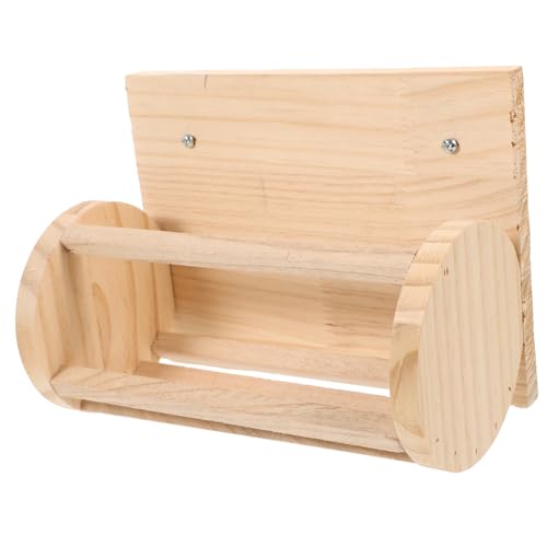 YARNOW Grasständer-futternapf Drinnen Schüssel Futterspender Heufresser Kaninchen Hamster Häschen-Feeder Meerschweinchen Heu Container Essen Hasen Chinchilla-gestelle Halter Hölzern von YARNOW