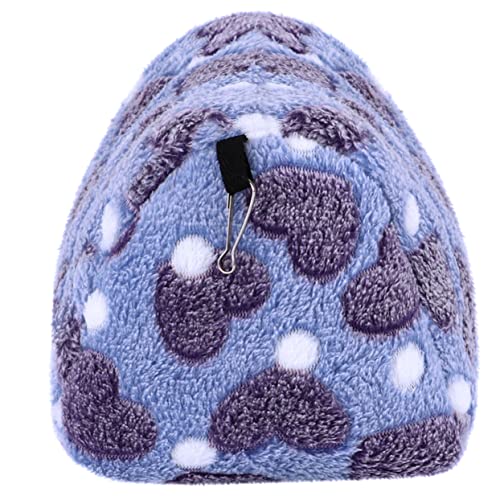 YARNOW Hängematte Für Hamster Hangbett Für Hamster Bettwäsche Wandmontiertes Haustierbett Wandhalterung Hamster Hängebett Kleines Haustierbett Mit Haken Zwerg Plüsch Flanell Baumwolle von YARNOW