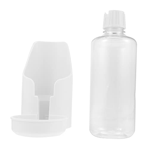 YARNOW Hängender Wasserspender Für Haustiere Flaschenspender Vogelwasserspender Vogelfütterung Vogelfutterspender Transparenter Spender Vogelfutterspender Wassernapf Behälter von YARNOW