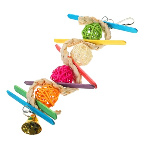 YARNOW Hängendes Vogelkäfig-Spielzeug, Papageien-kauspielzeug, Hölzernes Hängendes Vogel-zerkleinerungsspielzeug YARNOW Hängendes Vogelkäfig-Spielzeug, Papageien-kauspielzeug, Hölzernes Hängendes Vogel-zerkleinerungsspielzeug von YARNOW