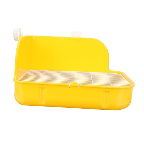 YARNOW Häschen-Toilette Für Den Täglichen Gebrauch Drinnen Klein Mülleimer Wurf Hasentablett Groß Coop Kaninchen Haustier Wiederverwendbares Häschen-töpfchen Hasen-töpfchen Plastik Yellow YARNOW Häschen-Toilette Für Den Täglichen Gebrauch Drinnen Klein Mülleimer Wurf Hasentablett Groß Coop Kaninchen Haustier Wiederverwendbares Häschen-töpfchen Hasen-töpfchen Plastik Yellow von YARNOW