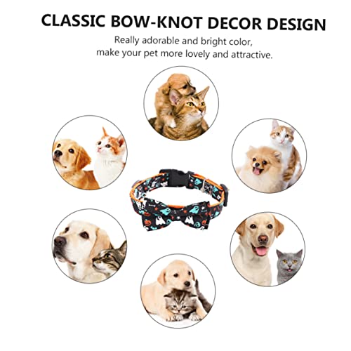 YARNOW Halloween Haustier mit Verstellbarem Schleifen Design Komfortabel und Langlebig Geeignet für Kleine Hunde und Modisch Handgefertigt für Festliche Kostüm Accessoires von YARNOW