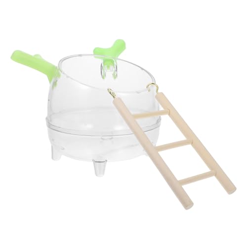 YARNOW Hamsterbadewanne & -Toilette Holz & Kunststoff Mit Bausatz Ideal Für Kleintiere von YARNOW