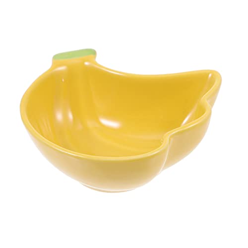 YARNOW Hamster-Futterteller drinnen Fütterung Haustier geformt Hamsterfruchtform hamsterzubehör Hamster zubehör katzenfutter Lebensmittelhalter Hamsterbedarf Futternapf Keramik Yellow YARNOW Hamster-Futterteller drinnen Fütterung Haustier geformt Hamsterfruchtform hamsterzubehör Hamster zubehör katzenfutter Lebensmittelhalter Hamsterbedarf Futternapf Keramik Yellow von YARNOW