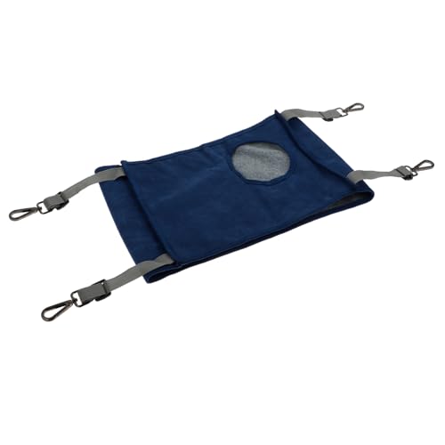 YARNOW Hamster Hängematte Einstreu für Hamster doppelt Schlafbett für Hamster Kleintierbetten Nest hamsterbett Hamster versteck Hamster-Hängematte Hamster Hängekäfig Wildleder- Blue von YARNOW