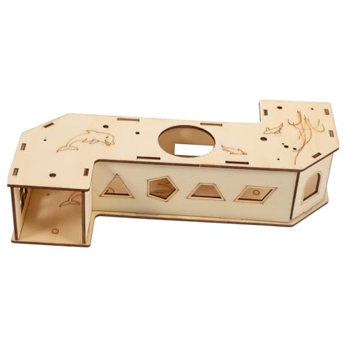 YARNOW Hamster- Hamsterspielzeug Meerschweinchen Röhre Mäusekäfig Für Haustiere Mit Lauf Hamsterkäfig Ratte Tunnel Hamsterröhren Hamster -versteck Igelkanal Hölzern von YARNOW