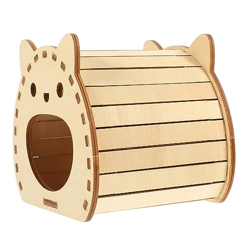 YARNOW Hamster Holzhaus DIY Montiertes Kleintier Lebensraum Dekoration Innenhäuser Hamster Versteck Tunnel Hamster Versteck Hamsterhaus Meerschweinchen Dekorationshütte YARNOW Hamster Holzhaus DIY Montiertes Kleintier Lebensraum Dekoration Innenhäuser Hamster Versteck Tunnel Hamster Versteck Hamsterhaus Meerschweinchen Dekorationshütte von YARNOW