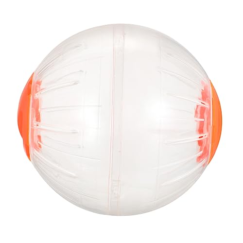 YARNOW Hamster Laufball Hamster hamsterspielzeug Toys for small Animals Hamster-Fitnessball hamsterzubehör Hamsterräder Übung Spielzeugball Hamster herumlaufen Plastik Orange von YARNOW