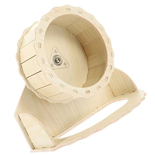 YARNOW Silent Runner Chinchilla Meerschweinchen Holzrad Stummes Laufrad für Haustiere Übungsspielzeug YARNOW Silent Runner Chinchilla Meerschweinchen Holzrad Stummes Laufrad für Haustiere Übungsspielzeug von YARNOW