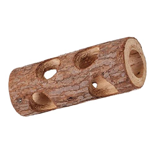 YARNOW Hamster Massivholzpfeife Hamster verstecken Meerschweinchen Röhre Hamstertunnel Hamsterröhren Hamster röhren hamsterzubehör Produkte für Kleintiere Chinchilla-Versteck von YARNOW