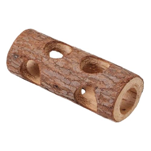 YARNOW Hamster Massivholzpfeife verstecken Hamster -Versteck drinnen Hamstertunnel Meerschweinchen-Versteck-Tunnel Hamster hamsterspielzeug Produkte für Kleintiere Rattenzubehör von YARNOW