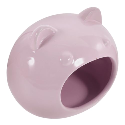 YARNOW Hamster Mini Meerschweinchen Versteck Haustier Bettwäsche Rennmäuse Burg Kleintierbetten Schlafen Größe Nagetier Meerschweinchen Haustiere Haustierbedarf Keramik von YARNOW