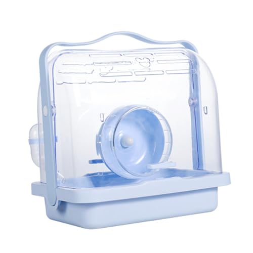 YARNOW Hamster Mit Käfig Fall Nagetier Hamsterkäfig Kiste Haustier Tragen Mini Käfig Im Freien Klein Träger Hamster Tragetasche Käfig Tragbarer Hamsterkoffer Hamsterhäuser Blue Plastik YARNOW Hamster Mit Käfig Fall Nagetier Hamsterkäfig Kiste Haustier Tragen Mini Käfig Im Freien Klein Träger Hamster Tragetasche Käfig Tragbarer Hamsterkoffer Hamsterhäuser Blue Plastik von YARNOW