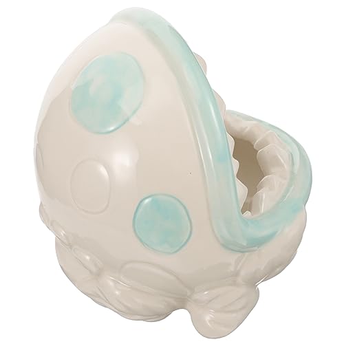 YARNOW Hamster Nest Aus Keramik Klein Hamster Verbirgt Sich Mini Hamsternest Bettwäsche Hamsterhaus Höhle Hamster -versteck Hamster Kühlbett Drinnen Verstecke Meerschweinchen Sky-Blue von YARNOW