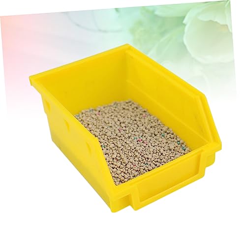 YARNOW Hamster Toilette Kunststoff Badewanne Kleintier Badewanne für Hamster Mäuse Gerbils S Farbe Zufällig Zufällige Farbe von YARNOW