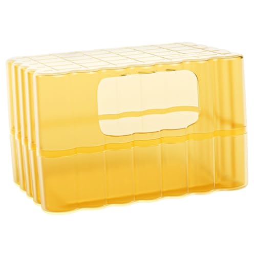 YARNOW Hamster Toilette Wanne Klein Hoch Plüsch Zubehör Für Haustierzubehör Empfindlicher Hamsterbadebehälter Haustierbedarf Bodenbad Behälter Klarer Badebehälter Hamsterversorgung P.s von YARNOW