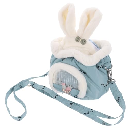 YARNOW Tragbare Tragetasche Für Meerschweinchen Atmungsaktive Reisetasche Für Hamster Hasen Ratten Sichere Transportbox Für Haustiere Mit Belüftung von YARNOW