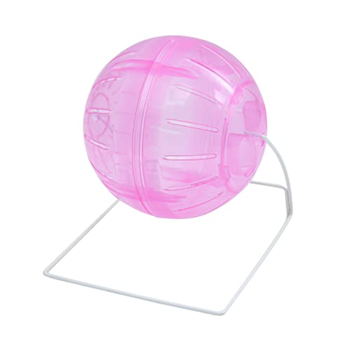 YARNOW Hamster -Übungsball Hamster hamsterspielzeug Kleintier-Laufball Hamster-Laufball Laufen Kleiner Hamsterball kleines Haustier läuft über den Ball Laufball für Hamster Rosa von YARNOW