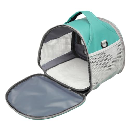YARNOW Hamster aus Tasche Reisen Träger Haustier Hamster Auto Reisezubehör Hamster transportbox Hamster Reisetasche Handtasche atmungsaktive Hamstertrage Hamstertasche Oxford Sky-Blue von YARNOW