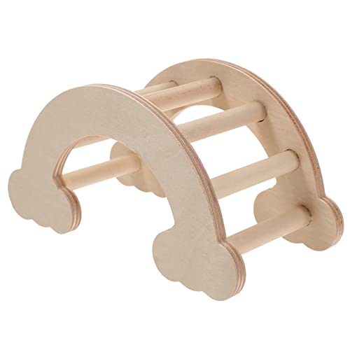 YARNOW Hamster-kletterleiter Kletterspielzeug Für Hamster Leitern Für Hamsterkäfige Meerschweinchenkäfig Klettern Käfigrampe Für Meerschweinchen Hamster Lebensraum Klein Hölzern von YARNOW