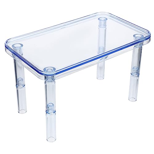 YARNOW Hamster-landschaftsbauplattform Hamster-mehrkammerversteck Hamsterspielzeug Haustier Hamsterbettwäsche Hamster Gehege Plattform-Hamster Klettern Chinchilla Stand Klein Blue P.s von YARNOW