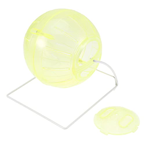 YARNOW 4-In-1 Multifunktions Hamster Laufball Übungsball für Kleine Haustiere Sicherer Kunststoff mit Ständer Gelb YARNOW 4-In-1 Multifunktions Hamster Laufball Übungsball für Kleine Haustiere Sicherer Kunststoff mit Ständer Gelb von YARNOW