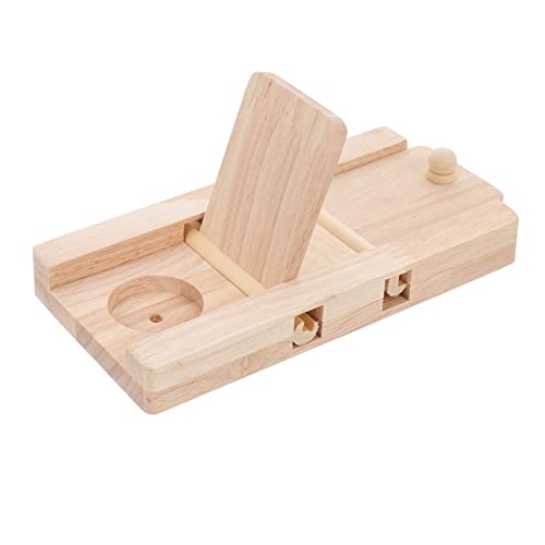 YARNOW Hamster zur Nahrungssuche Hamster kauert Haustier Verstecke hamsterspielzeug kleintierspielzeug zum Entdecken von Hamsterfutter Hamster behandelt Holz von YARNOW