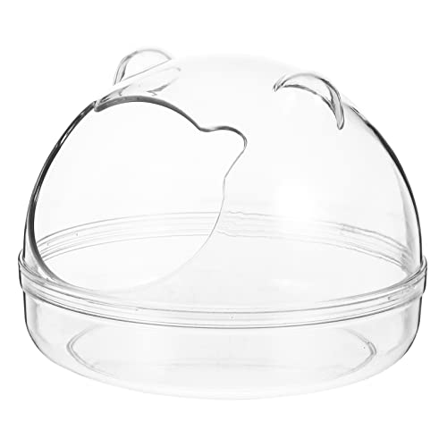 YARNOW Hamsterbad Bad Tank Hamsterstreu Tiere Meerschweinchen Hamster klo Hamster sandbad Hamster Badewannenreiniger Chinchilla-Badewanne kleine Haustiertoilette Plastik Transparent YARNOW Hamsterbad Bad Tank Hamsterstreu Tiere Meerschweinchen Hamster klo Hamster sandbad Hamster Badewannenreiniger Chinchilla-Badewanne kleine Haustiertoilette Plastik Transparent von YARNOW