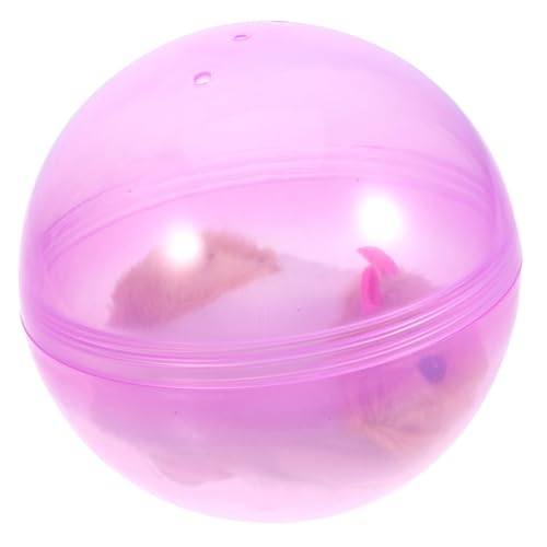 YARNOW Hamsterballspielzeug Guinea Haustier Bewegung Simulieren Neckisch Katzenspielzeug Lustig Drinnen Kätzchen Teaser Katzen-Teaser- Katze Neckt Bälle Rosa Plastik von YARNOW