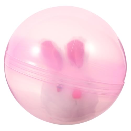 YARNOW Katzenspielzeug Interaktiv Laufen Hamster Ball Spielzeug Für Hauskatzen Beweglich Jagen Katze Teaser Spielzeug Plüsch Haustier Angeln von YARNOW
