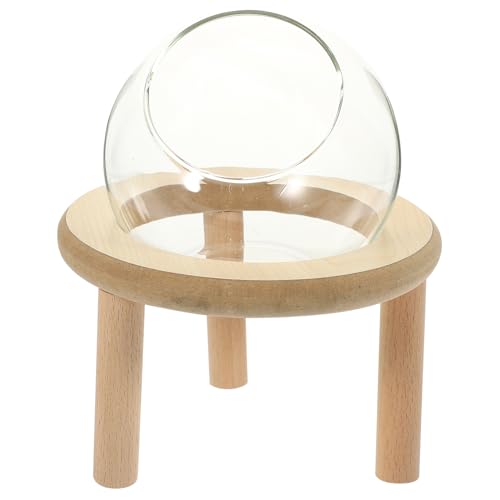 YARNOW Hamsterbett Hamsterkäfig Hamster klo Hamster Schlafhaus Hamster-WC Hamster-Zubehör meerschweinchen versteck badewanne Vase Links Behälter für Hamsterbäder Badebecken hölzern von YARNOW