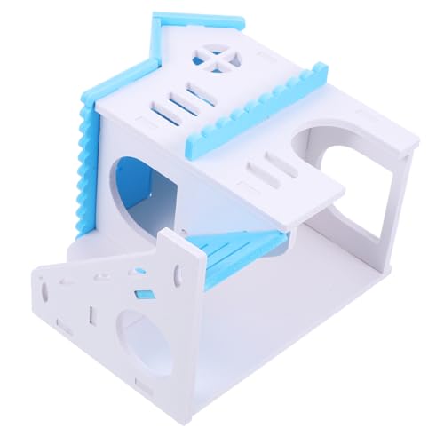 YARNOW Robustes Sicheres PVC-hamsterhaus Versteck Für Meerratten Schottischer Cottage-Stil von YARNOW