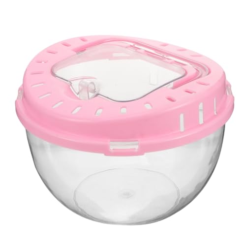 YARNOW Hamsterkäfig Für Reisen Tragbarer Kleintier Tragekäfig Für Hamster Mäuse Und Zwerghamster Kompakte Transportbox Mit Belüftungsöffnungen Sicherer Und Bequemer von YARNOW