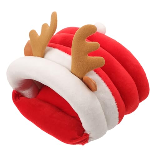 YARNOW Weihnachts-Hamster-Nest in Rentierform Warmes Und Weiches Haustierbett Für Kleine Tiere Für Chinchillas Degu Meerschweinchen Und Hamster Langlebig Und Praktisch von YARNOW