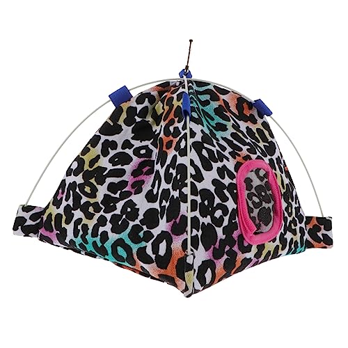 YARNOW Hamsternest Hamster-Hänge-Kuschelhöhle Bett Verschachtelung drinnen Hamster schaukel Hamster käfig pet Bed hamsterkäfig tierzelt Hamsterzelt Hamster Hängezelt Segeltuch Black von YARNOW