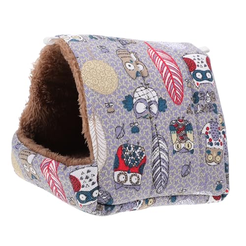 YARNOW Hamsternest Haustiere weiche hamstereinstreu Kaninchenhütte Hamsterbettwäsche kanninchenhäuser kaninchenhäuser Chinchilla-Sofa Kaninchen Winter warmes Nest Schwamm mit hoher Dichte von YARNOW