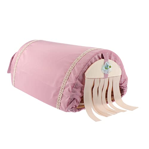 YARNOW Hamsternest Verstecken Bett Guinea-Tunnel Klein Drinnen Versteckt Röhren Winzig Für Hamster Warmes Versteck Hamster -versteck Hamster Warmes Nest Hamsterbedarf Rosa Stoff von YARNOW