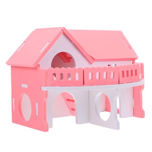 YARNOW Hamsternest Hamsterhaus aus Holz Spielzeug für Meerschweinchen Rattenhaus Spielzeuge Hamster Schlafhaus Haustier Spielzeug Goldener Bär Haustierbett schlafendes Nest Plastik Rosa YARNOW Hamsternest Hamsterhaus aus Holz Spielzeug für Meerschweinchen Rattenhaus Spielzeuge Hamster Schlafhaus Haustier Spielzeug Goldener Bär Haustierbett schlafendes Nest Plastik Rosa von YARNOW