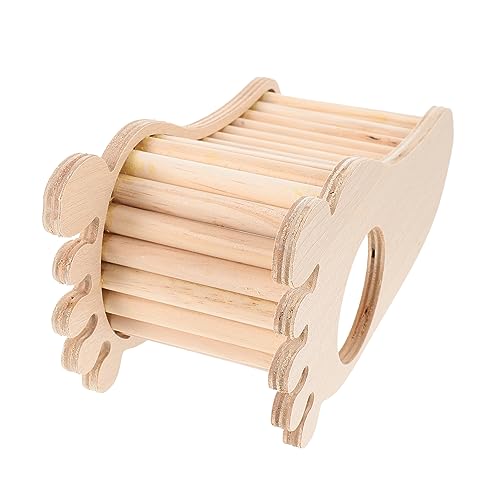 YARNOW Hamsterversteck Hamsternest Hamsterleiter Aus Holz Chinchilla-Accessoire Chinchilla -Nest Chinchilla-Leiter Chinchilla-Nest Aus Holz Haustierzubehör Hölzern von YARNOW
